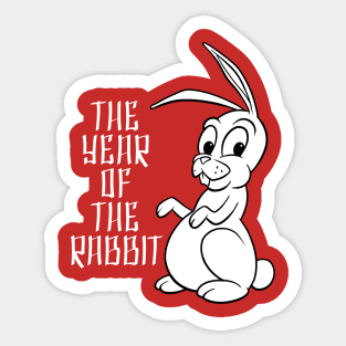 The Year of the Rabbit Sticker